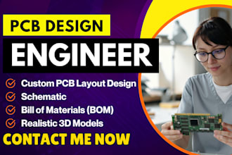 design pcb circuit in altium, kicad, schematic diagram, pcb board, pcb design