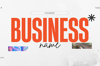 create catchy business name, slogan or taglines for your business