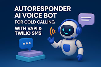 do autoresponder sales agent ai agent for cold calling with twillo SMS and vapi