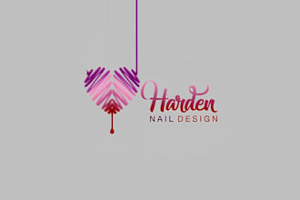 do modern cosmetic perfume makeup and beauty logo