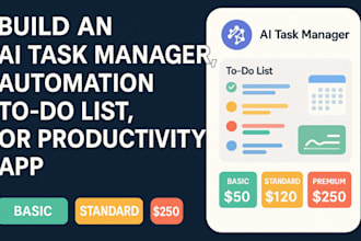 build a smart assistance or ai chatbot app for personal or business productivity