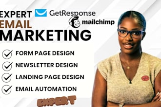design mailchimp email campaigns, automations  newsletters that convert