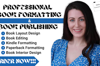 book editing ebook formatting and layout design book typesetting amazon kdp