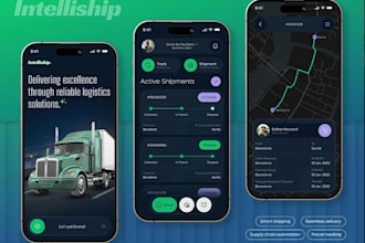 develop truck transportation management app with driver and vehicle tracking