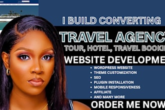 wordpress travel agency website tour website hotel travel booking website