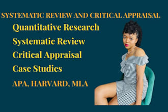 do prisma guided systematic review, critical appraisal, case studies, proposal
