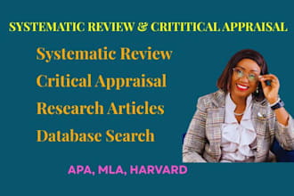 do prisma systematic review, databases search, critical appraisal of articles