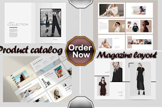 design product catalog, catalogue, brochure, magazine layout, lookbook, brochure