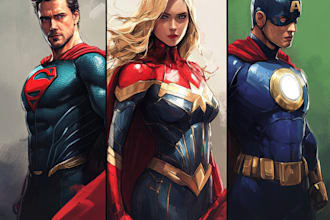 design comic book art and illustration