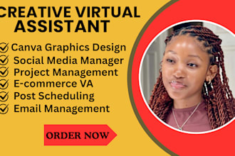 be canva virtual assistant personal executive social media virtual assistant