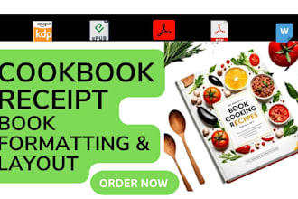ghostwrite, design format nutrition receipt ebook, food receipt, workout freebie