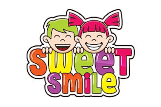design pictorial sweet smile food truck logo