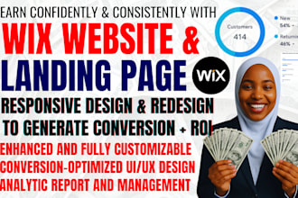 build responsive wix landing page, wix redesign systeme io sales funnel