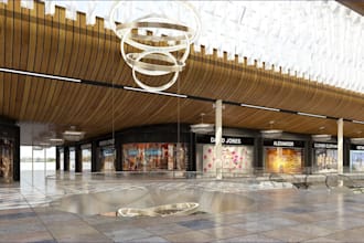 renovate 3d shopping mall, retail store, supermarket, grocery store, 3ds max