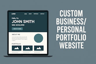 build your personal or business portfolio front end development