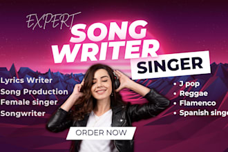 sing epic flamenco, japanese, punjabi, reggae, spanish singer and songwriter