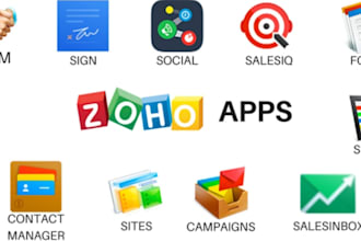 integrate responsive zoho website and commerce for online store, pixiest website