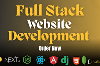 build websites using mern, nextjs, django and angular