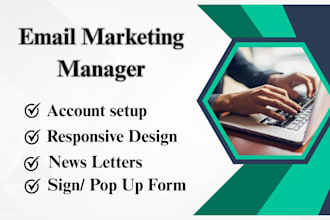 be email marketing manager no mailchimp, constant contact, getresponse, beehiiv