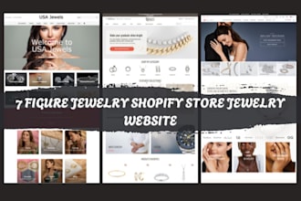 design jewelry shopify store necklace ring jewelry dropshipping jewelry website