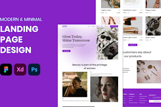 do modern figma website design,website ui mockup design