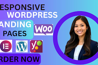 design redesign wordpress landing page and sales funnel page developer