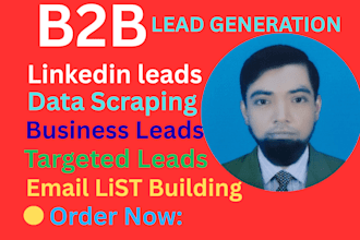 do b2b lead generation with verified business contacts