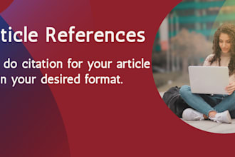 do citation for your article