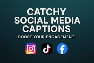 write catchy social media captions for your brand