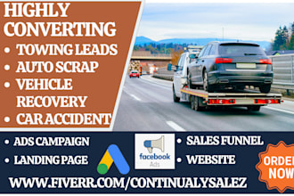 generate towing leads vehicle recovery car accident marketing auto towing leads