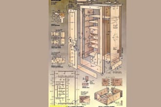 create DIY cnc woodworking and custom furniture plans
