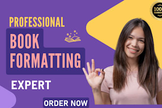 do book formatting for amazon kdp kindle paperback layout design typesetting