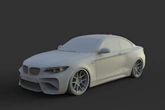 create 3d automobile, 3d car model, 3d bike model, 3d truck for 3d printing