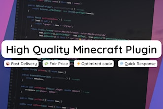 create a custom java plugin for your minecraft server