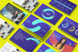 design branded powerpoint or google slide master template