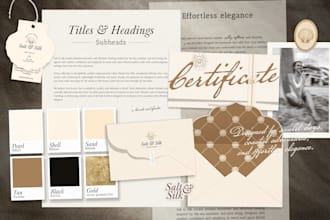 design a contemporary logo and branding kit