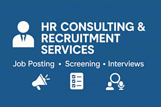 do hr consulting, job posting including screenings