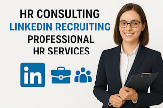 provide hr consulting, linkedin recruiting and hr services