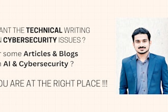 do technical research writing on cybersecurity issues