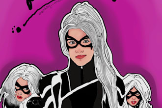 create custom digital art from your references and descriptions