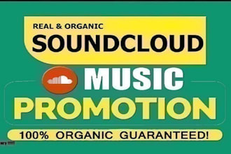 do super fast growth on your soundcloud music , apple music, spotify, audiomark
