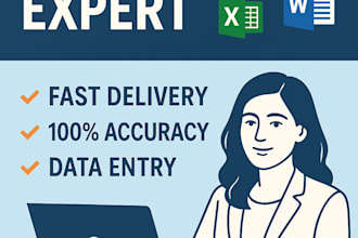 professional data entry and ms office expert