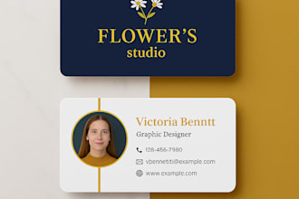 design modern and professional business cards for your brand