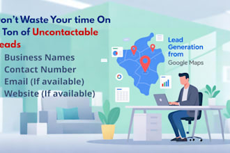 give verified and accurate google maps leads generation