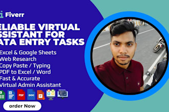 be your dedicated data entry and virtual assistant expert