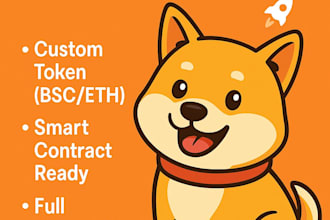 be your crypto expert  token creation smart contracts and launch