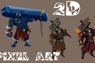 pixel game art 2d sprite sheet game asset retro art pixel animation pixel art