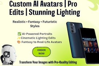 do ai avatar design ai image editing and lightening design