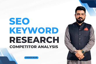 do seo keyword research and competitor analysis