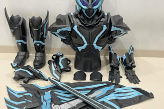 3d cosplay model 3d wearable cosplay armor props 3d mask 3d helmet 3d printing